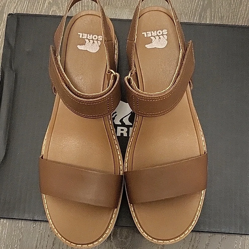 Sorel Women's Joanie™ IV Y Strap Wedge Sandal Size 11 Never Worn - Picture 6 of 17